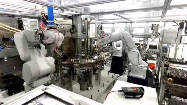 汽车机油泵(转子式)机器人自动装配线